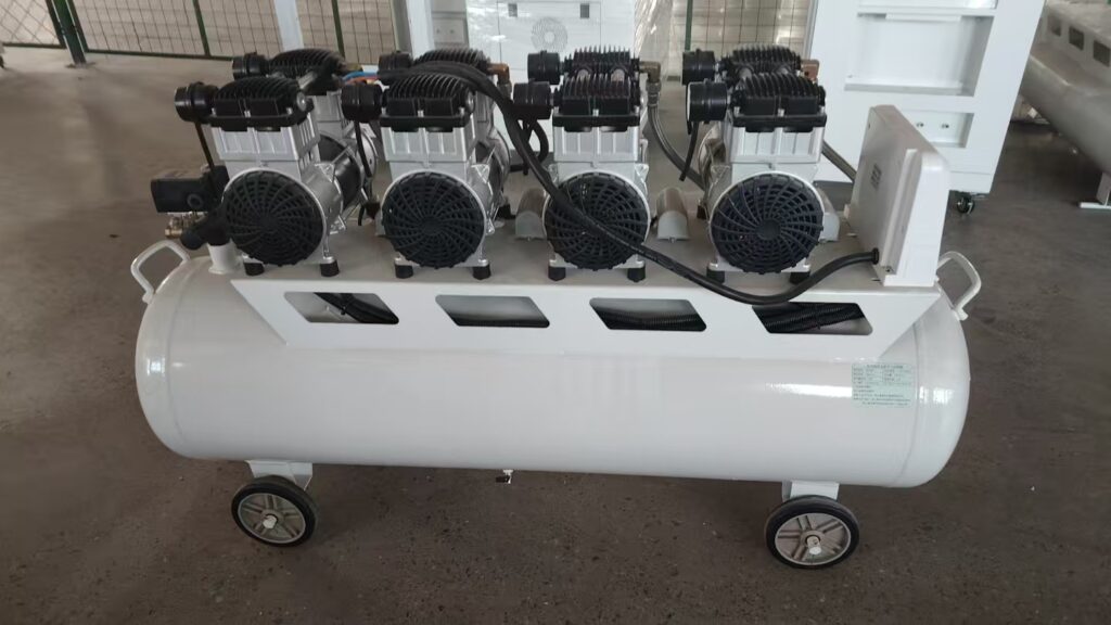120 L tank volumn for driving 8 dental chair