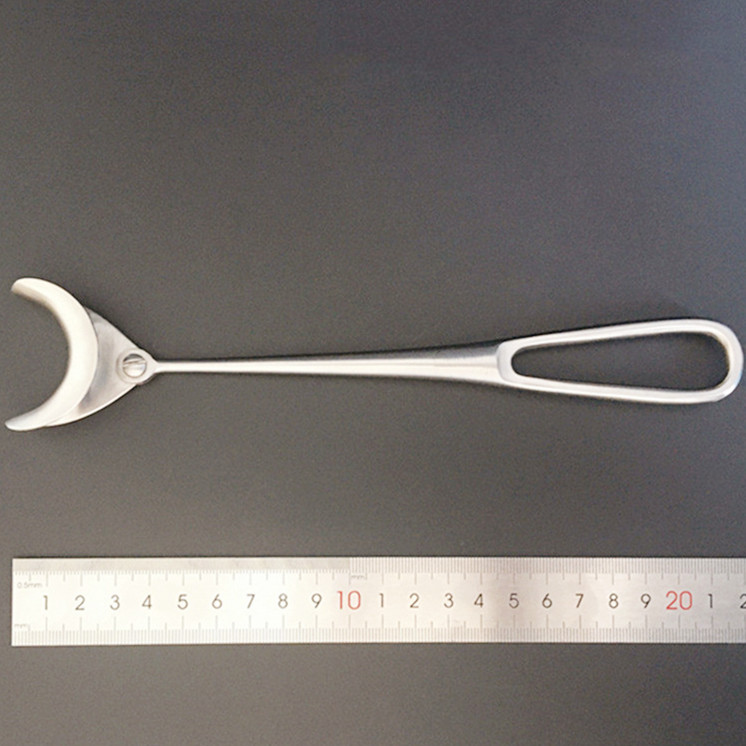 22cm length metal dental instrument for cheek mouth retractor