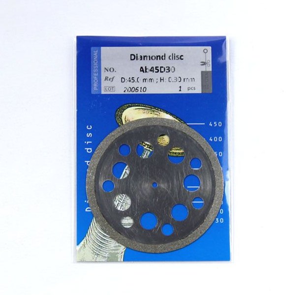 Plaster mandrel diamond disc package