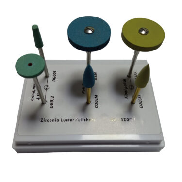 3Z09.1 dental lab zirconia polishing kit for luster