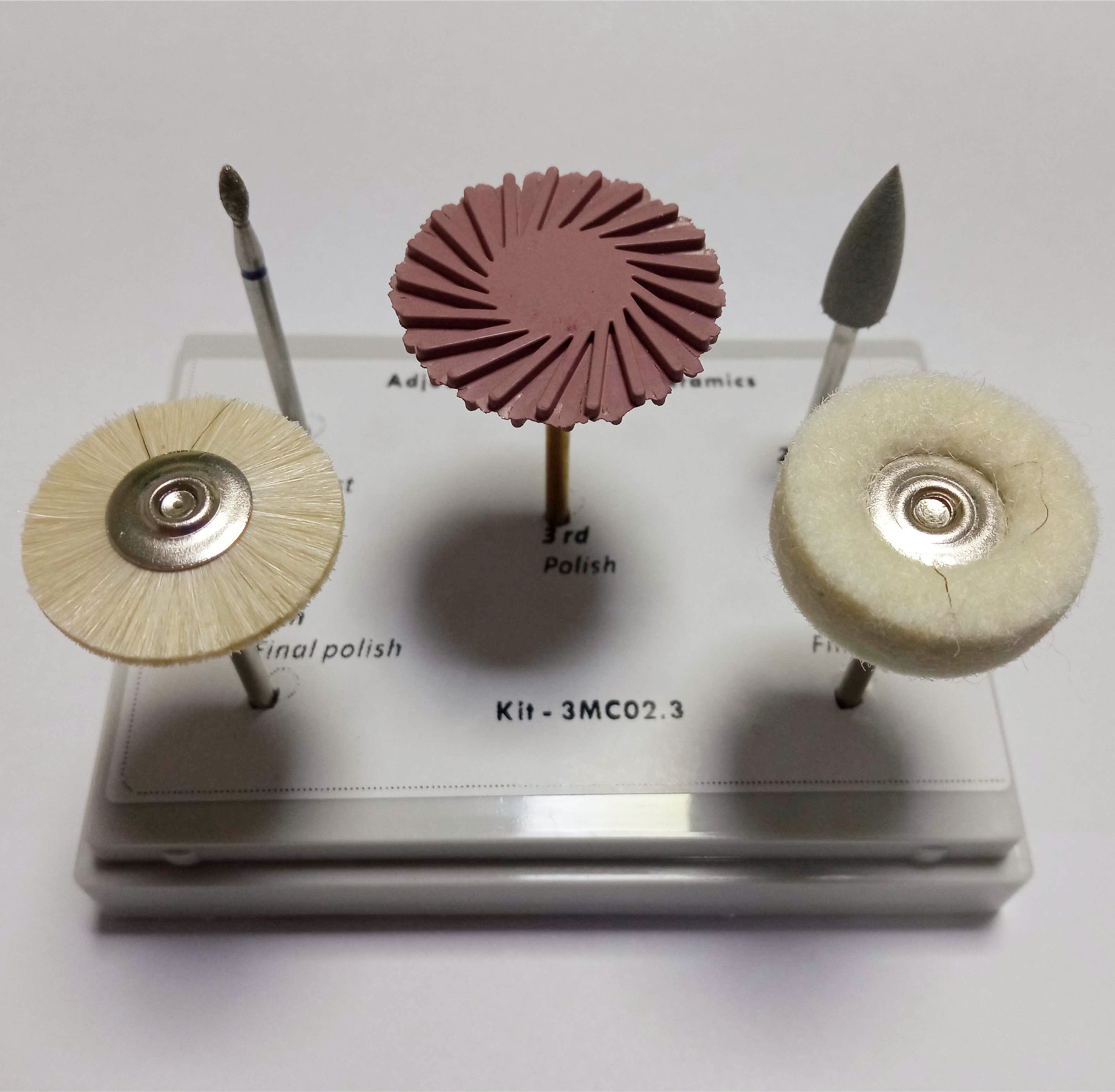 dental laboratory porcelain finishing and polishing kit