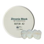 incisal 57% translucency zirconia block multilayer