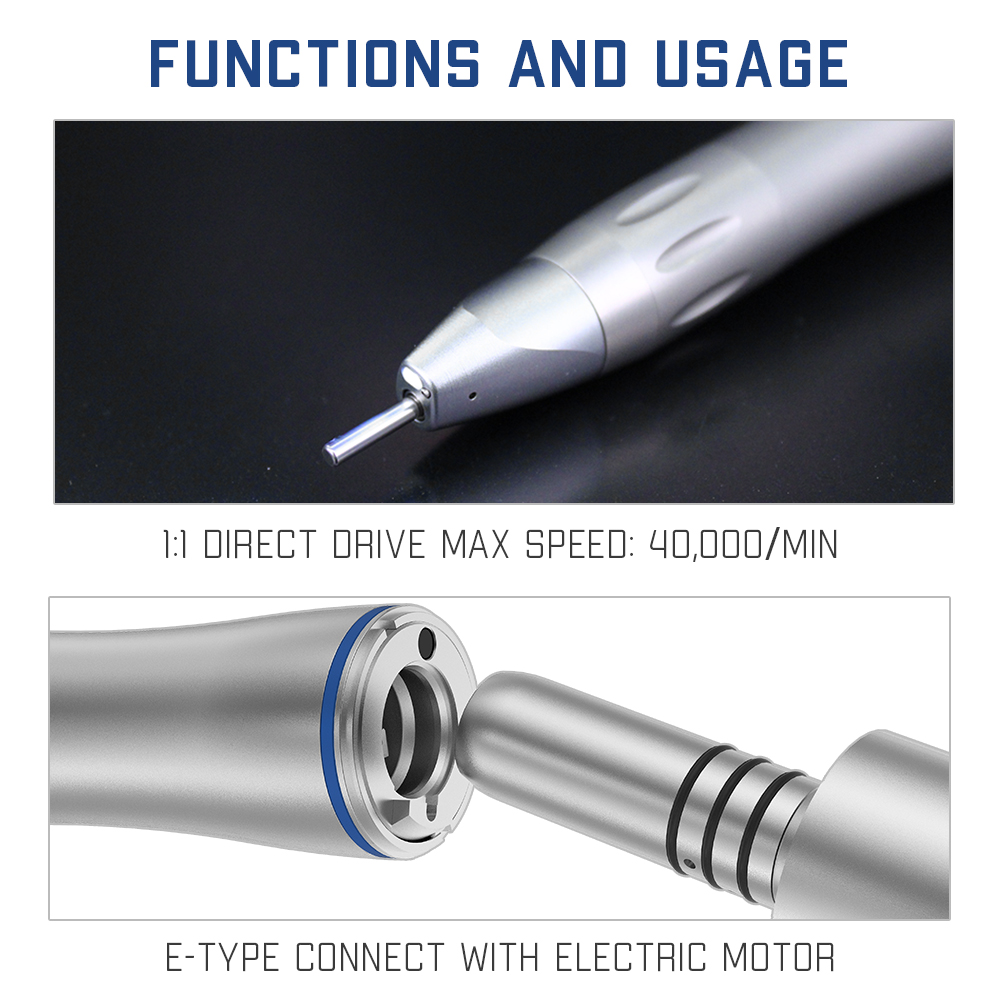 surgical straight handpiece with light