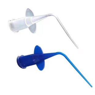 Endodontic and Irrigation Dental Tips Blue and White Color