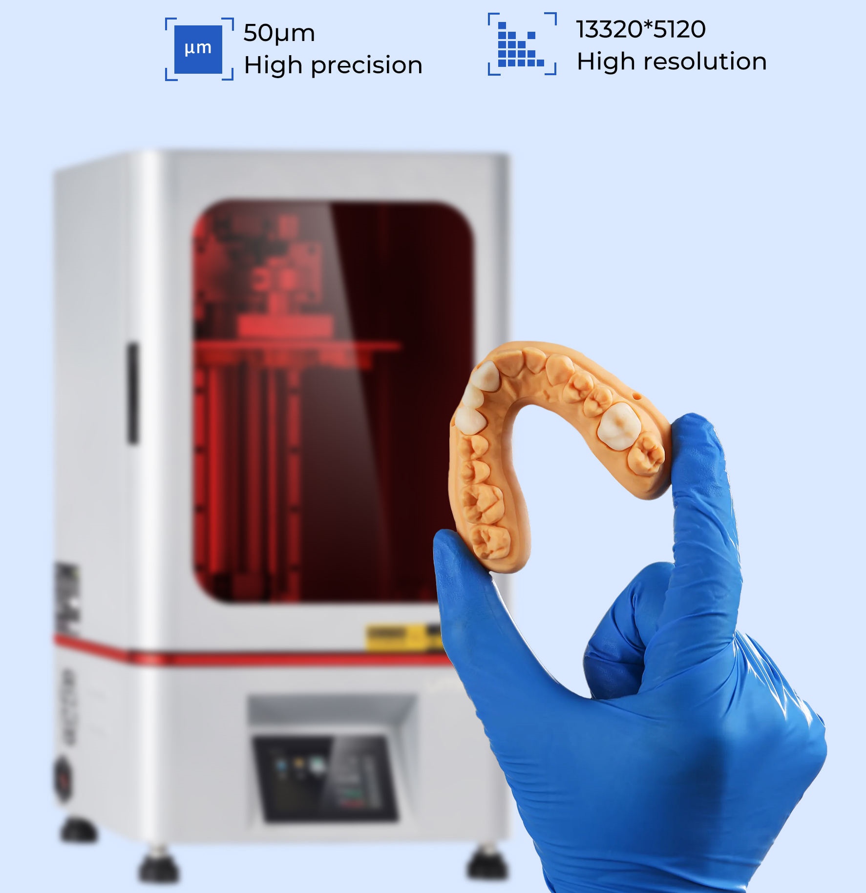 16.8μm High-Definition Dental Model Printer for Laboratories - Image 3