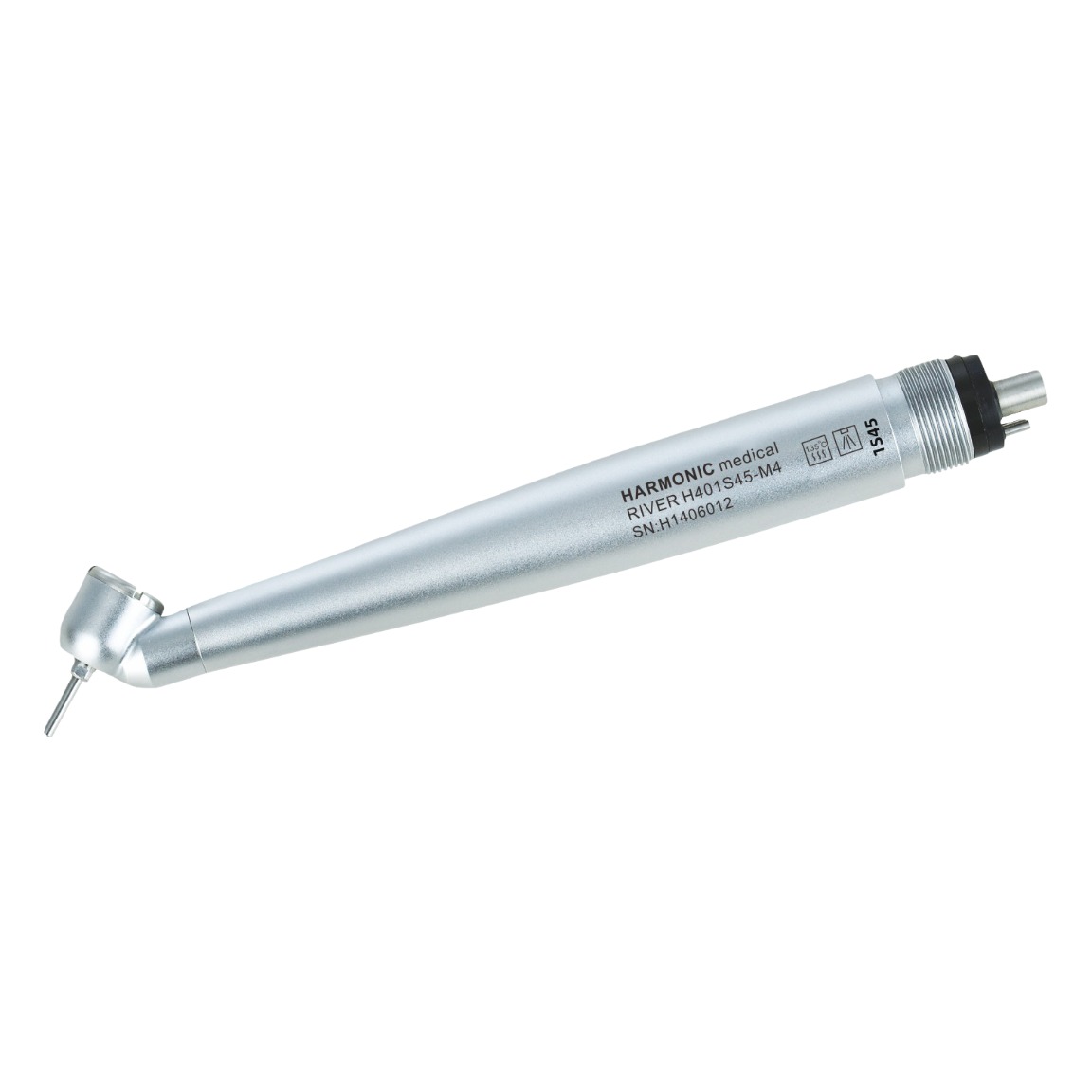 45° angled screw type handpiece air turbine