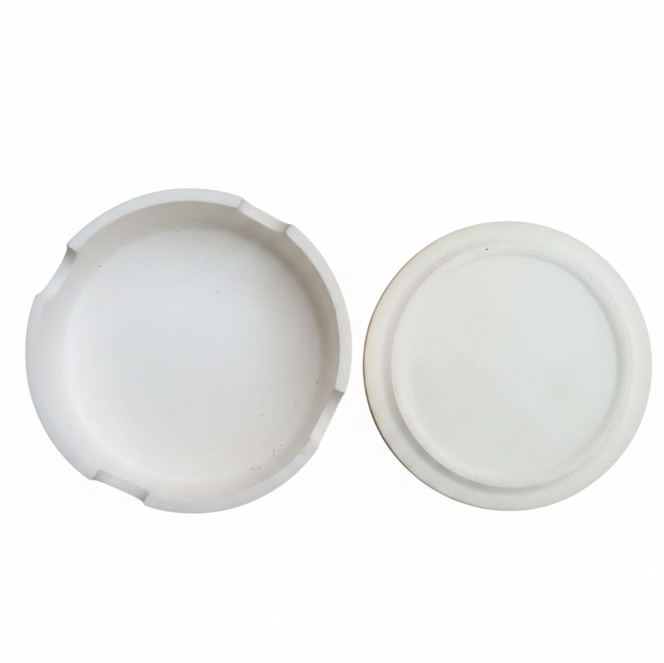 Dental sintering crucible wih lid