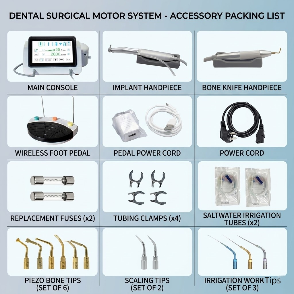 dental surgical workstation components