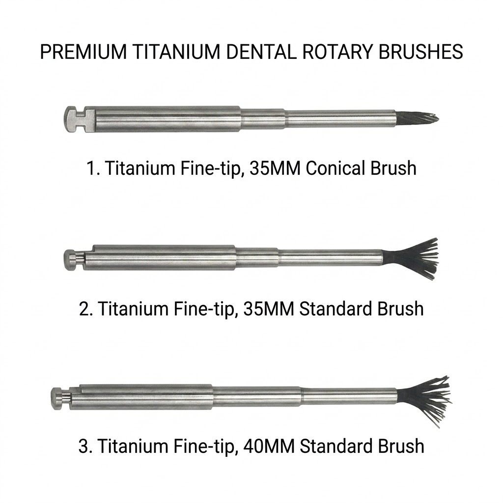 Implant Debridement Brush Three options