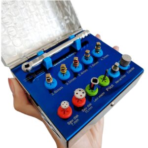 alveolar ridge expansion and bone splitting kit for implant placement