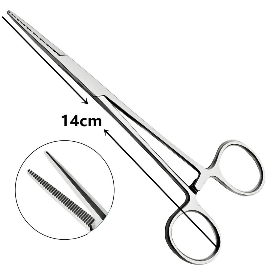 Stainless Steel Straight Locking Hemostats (12.5cm - 18cm) - Image 2
