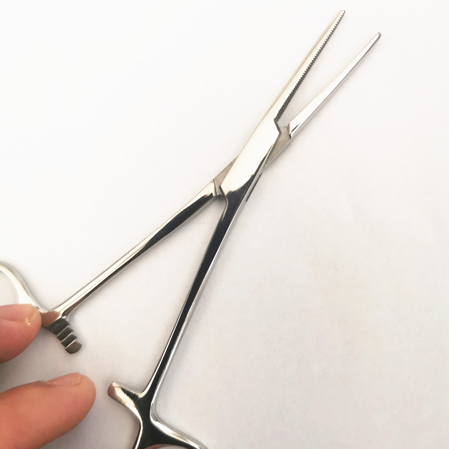 Stainless Steel Straight Locking Hemostats (12.5cm - 18cm) - Image 3