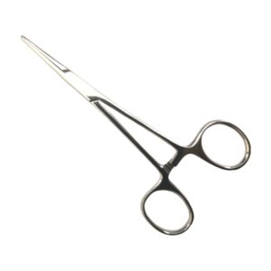 Straight Dental Mosquito with Horizontal Serrations for dentists and technicians