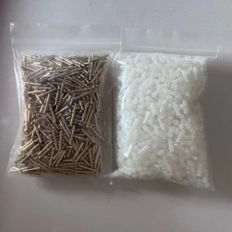 thick dowel pin with white sleeve