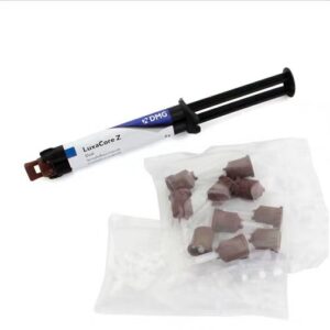 DMG dual-cure composite core material
