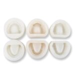Dental Edentulous & Dentate Silicone Mold Kit maxilla and mandible