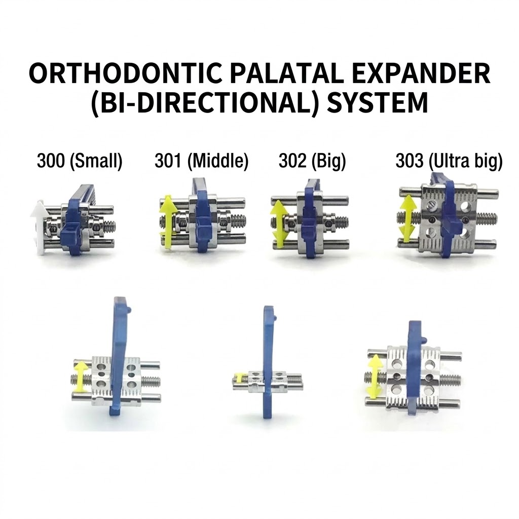 Removable Palatal Expansion Appliance Screw